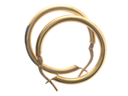 Lot, Earrings one pair 18K 2,2g Ø2,5cm , in auction: Pawn – Tuesday 21 January 2020