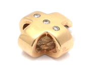 Jewellery, Pendant 18K 2,7g with diamonds 3xca0,005ct , in auction: Pawn – Tuesday 21 January 2020