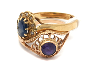 Lot, Lot of gold 18K 4,7g skew/defect contains stones , in auction: Pawn – Tuesday 21 January 2020