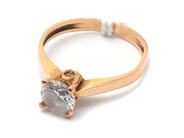Lot, Ring 18K 2,2g Ø16 with stone , in auction: Pawn – Tuesday 21 January 2020