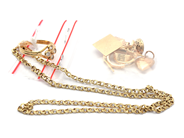 Lot, Lot of gold 18K 12,0g defect with stones , in auction: Pawn – Tuesday 21 January 2020