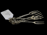 Silverware, Herring fork 6 items model Rosen, swedish stämplat silver 71g, in auction: Pawn – Tuesday 21 January 2020