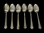 Silverware, Tablespoons S830 6 items 207,1g Chippendale 187mm , in auction: Pawn – Tuesday 21 January 2020