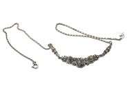 Jewellery, Necklace S830 6,8g 42cm with stones , in auction: Pawn – Tuesday 21 January 2020