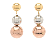 Jewellery - EARRINGS, 18K gold/white gold/rose gold - View 1