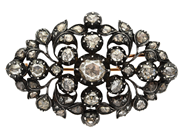 Jewellery, BROOCH, 18K gold/silver, in auction: Important jewellery – Saturday 30 May 2020