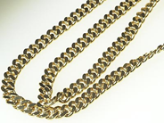 Jewellery, NECKLACE, 18K gold "curb" weight 79,8 g length 52 cm., in auction: Christmas – Saturday 14 December 2002