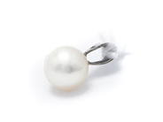 Jewellery, Pendant 18K 0,7g white gold with pearl, in auction: Pawn – Tuesday 21 April 2020