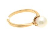 Jewellery, Ring 18K 3,5g Ø18¼ with pearl, in auction: Pawn – Tuesday 21 April 2020