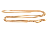 Jewellery, Chain "curb" 18K 10,4g 43,5cm, in auction: Pawn – Tuesday 21 April 2020