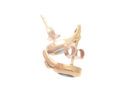 Jewellery, Earrings 18K 3g with blue stones and diamonds 2xca0,01ct, in auction: Pawn – Tuesday 21 April 2020