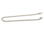 Jewellery, Bracelet 18K 7,9g 19cm tennis bracelet i white gold with diamonds 91xca0,015ct tot 1,04carat, with receipt from India, in auction: Pawn – Tuesday 21 April 2020