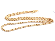Jewellery, Chain "curb" 18K 9,9g width: 0,3cm, in auction: Pawn – Tuesday 21 April 2020