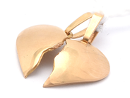 Jewellery, Pendant 18K 1,8g heart i two pcs, in auction: Pawn – Tuesday 21 April 2020
