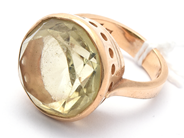 Lot, Ring 18K 11,8g Ø17 with stone, are unmounted, in auction: Pawn – Tuesday 21 April 2020