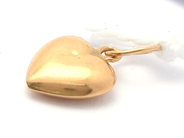 Lot, Pendant 18K 0,3g heart , in auction: Pawn – Tuesday 21 April 2020