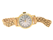 Lot, Omega 18K quartz, 20mm, in auction: Pawn – Tuesday 21 April 2020