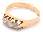 Jewellery, Ring 18K 6,5g Ø20 with stones , in auction: Pawn – Tuesday 21 April 2020