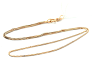 Jewellery, Chain Box-chain 18K 2,4g 40cm, in auction: Pawn – Tuesday 21 April 2020