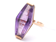 Lot, Ring 14K 6,9g Ø17 with stone, in auction: Pawn – Tuesday 21 April 2020