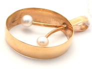 Lot, Pendant 18K 4,8g with pearls , in auction: Pawn – Tuesday 21 April 2020