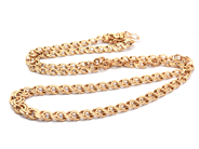 Jewellery, Chain Graduated bismarck 18K 15,5g 46cm, in auction: Pawn – Tuesday 21 April 2020