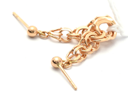 Lot, Earrings Bismarck 18K 2,5g missing stoppers, in auction: Pawn – Tuesday 21 April 2020