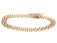Jewellery, Bracelet X-bracelet 18K 9,2g 19cm , in auction: Pawn – Tuesday 21 April 2020