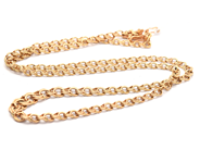 Jewellery, Chain Graduated bismarck 18K 8,7g 43cm, in auction: Pawn – Tuesday 21 April 2020