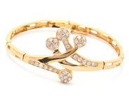 Lot, Bracelet 21K 17,3g 17cm half-rigid with stones , in auction: Pawn – Tuesday 21 April 2020