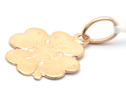 Lot, Pendant 18K 1,2g Four-leaved clover , in auction: Pawn – Tuesday 21 April 2020