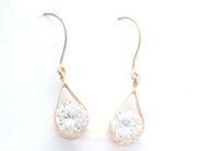 Jewellery, Earrings 18K 1,9g with stone , in auction: Pawn – Tuesday 21 April 2020