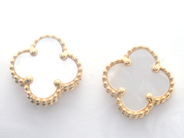 Lot - Earrings one pair 18K 3,6g with stone - View 1