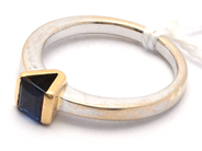 Lot, Ring 18K 4,6g Ø17 white gold scratched with stone, in auction: Pawn – Tuesday 21 April 2020