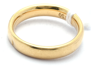 Lot, Ring 18K 1,3g Ø16 dented , in auction: Pawn – Tuesday 21 April 2020