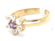 Jewellery, Ring 18K 1,4g Ø13 with stones, in auction: Pawn – Tuesday 21 April 2020