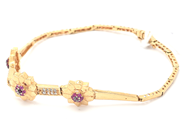 Lot, Bracelet 18K 9,1g 17cm with stones, in auction: Pawn – Tuesday 21 April 2020