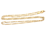 Lot, Necklace Figaro 18K 10,4g 61cm, in auction: Pawn – Tuesday 21 April 2020
