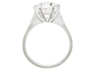 Jewellery - SOLITAIRE RING, 18K white gold - View 3