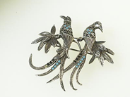 Jewellery, BROOCH, silver and marcasites, in auction: Christmas – Saturday 14 December 2002