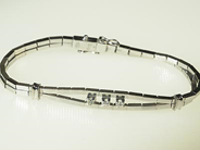Jewellery, DIAMONDBRACELET, 18K white gold  weight 14.2 g, in auction: Christmas – Saturday 14 December 2002