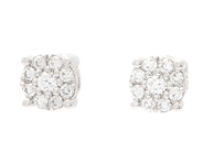 Jewellery - EARRINGS, 18K white gold - View 2