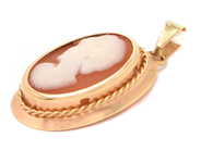 Jewellery, Pendant with Cameo 18K 1,2g , in auction: Pawn – Tuesday 2 June 2020