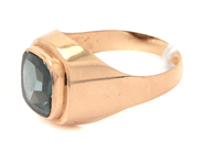 Jewellery, Ring 18K 4,8g Ø20 with stone, in auction: Pawn – Tuesday 2 June 2020