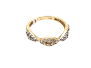 Jewellery, Ring 18K brv 2,4g Ø17½, with stones, in auction: Pawn – Tuesday 2 June 2020