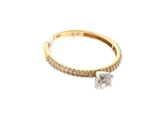 Jewellery, Ring 18K brv 1,8g Ø17½, with stones, in auction: Pawn – Tuesday 2 June 2020