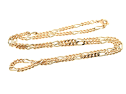 Jewellery, Chain Figaro double-dyed 18K 70,2cm 53,4g, in auction: Pawn – Tuesday 2 June 2020