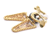 Lot, Earrings 1par 14K/18K 5,5g, clips, in auction: Pawn – Tuesday 2 June 2020