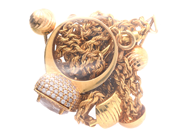 Lot, Lot of gold 18K 20,9g, with stones, in auction: Pawn – Tuesday 2 June 2020