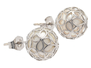 Jewellery - PEARL EARRINGS, 18K white gold - View 1